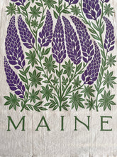 Load image into Gallery viewer, Maine Lupines Tea Towel