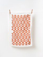 Load image into Gallery viewer, Sunrise Linen Tea Towel - Absorbent Towel, Graphic Sun Style: Siena