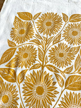 Load image into Gallery viewer, Sunflower Tea Towel