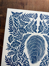 Load image into Gallery viewer, Oyster Risograph Print