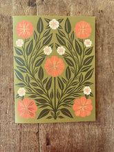 Load image into Gallery viewer, Olive Floral Greeting Card: Single
