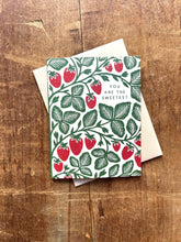 Load image into Gallery viewer, "You Are The Sweetest," Greeting Card: Single Card