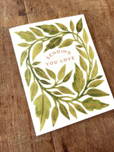 Load image into Gallery viewer, "Sending You Love," Greeting Card: Single