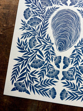 Load image into Gallery viewer, Oyster Risograph Print
