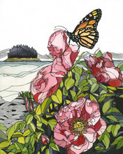 Load image into Gallery viewer, Whispering roses card: 5" x 7"
