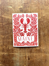 Load image into Gallery viewer, Maine Lobster Greeting Card: Single Card
