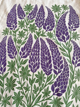 Load image into Gallery viewer, Maine Lupines Tea Towel
