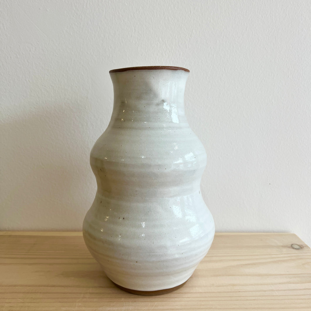 Linen Curvy Vase