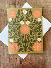 Load image into Gallery viewer, Olive Floral Greeting Card: Single
