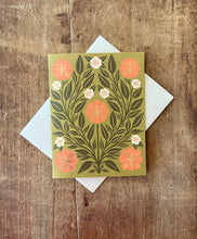 Load image into Gallery viewer, Olive Floral Greeting Card: Single
