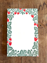 Load image into Gallery viewer, Strawberry Notepad
