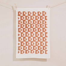 Load image into Gallery viewer, Sunrise Linen Tea Towel - Absorbent Towel, Graphic Sun Style: Siena
