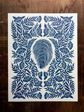 Load image into Gallery viewer, Oyster Risograph Print
