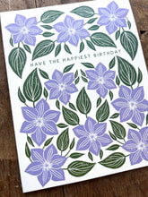 Load image into Gallery viewer, "Have the Happiest Birthday," Greeting Card: Single Card
