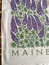 Load image into Gallery viewer, Maine Lupines Tea Towel
