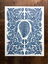 Load image into Gallery viewer, Oyster Risograph Print
