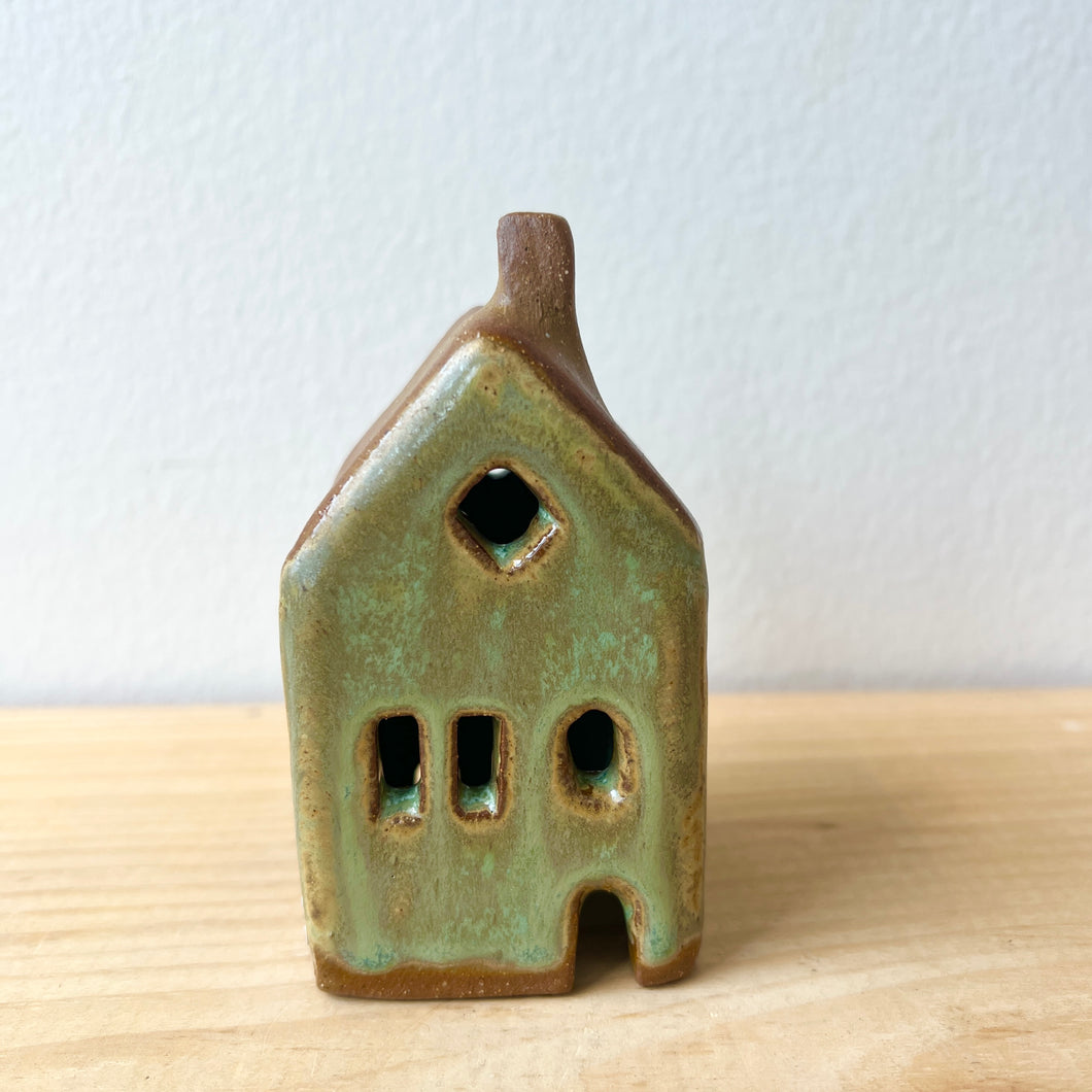 Mini Tea Light House-Lichen 2