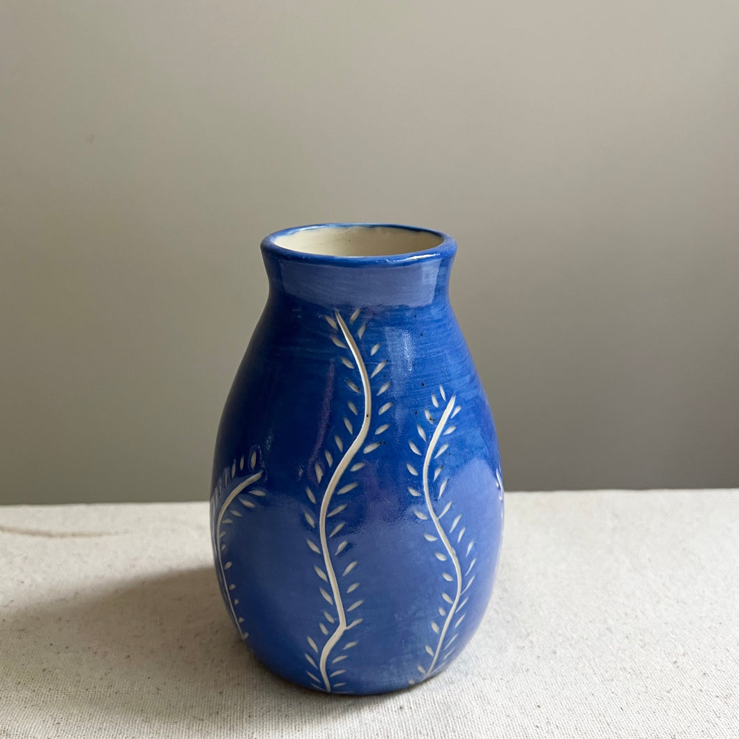 Blue Vine Vase