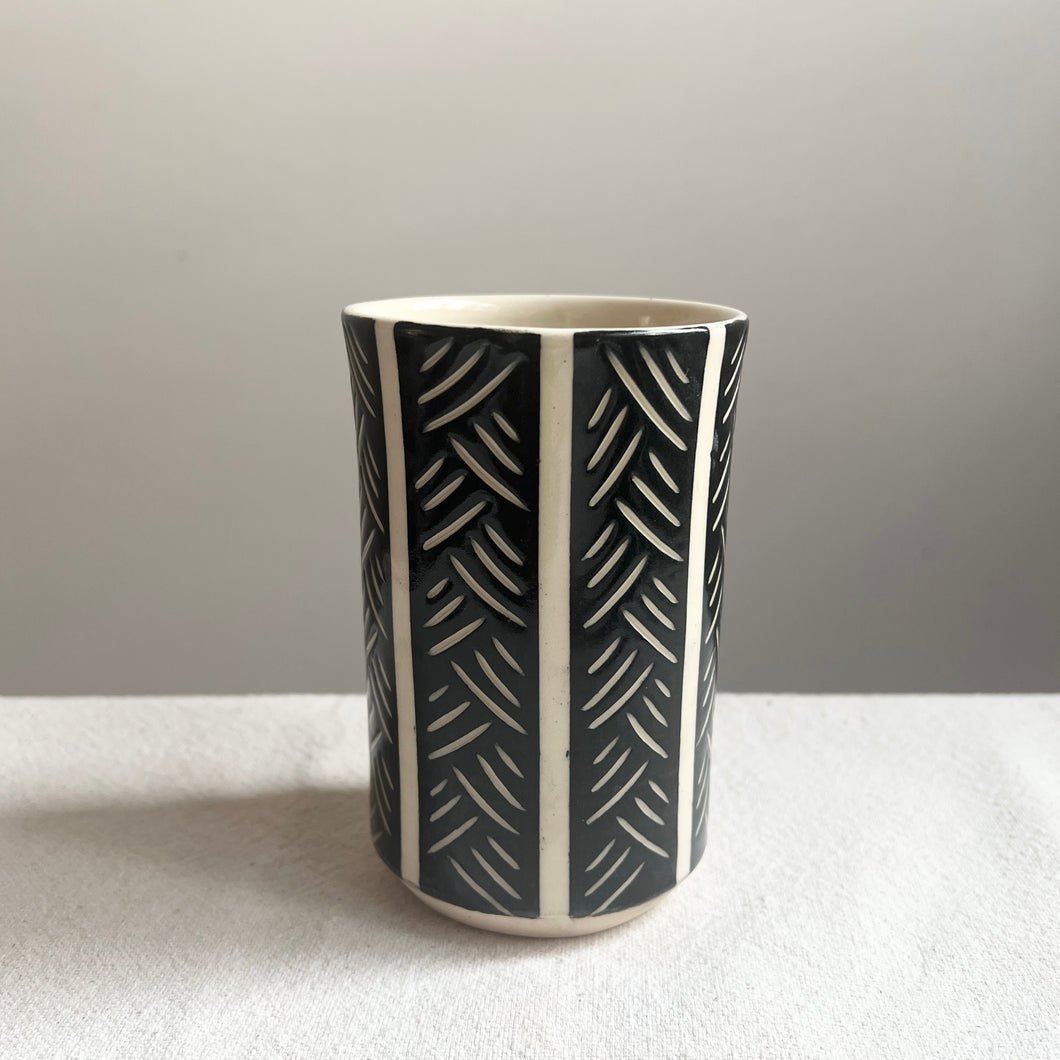 Carved Cup-Brushstrokes