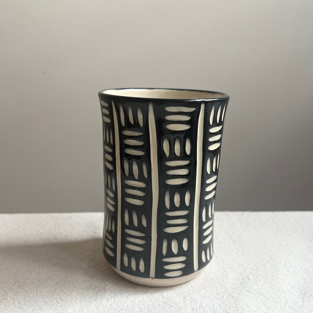 Carved Cup-Crosshatch
