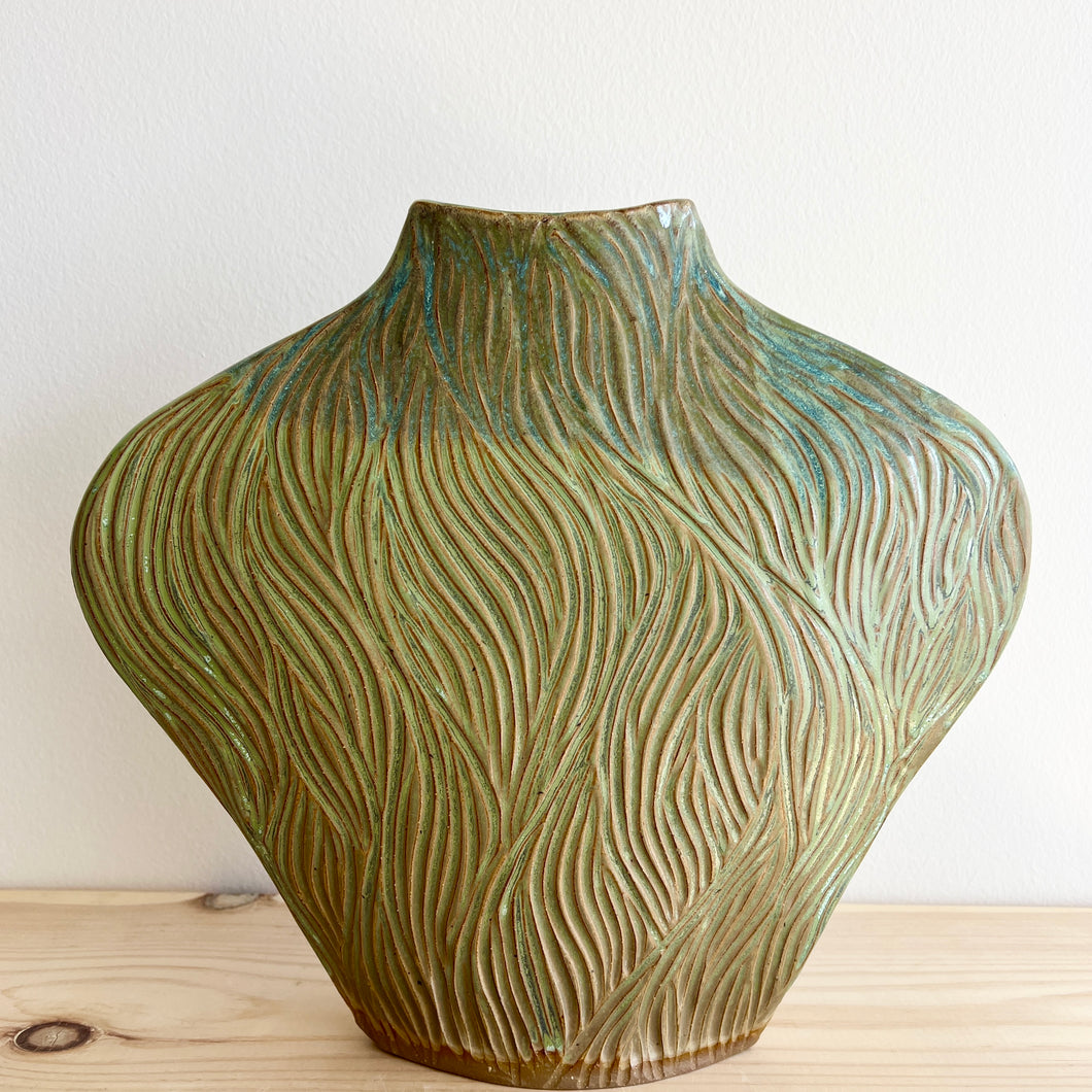 Bust Vase-Lichen