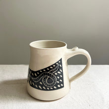 Load image into Gallery viewer, Black and White Mug-Abstract 1
