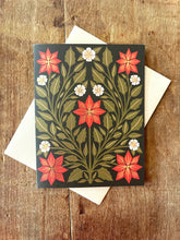 Load image into Gallery viewer, Poinsettia Holiday Card: Single
