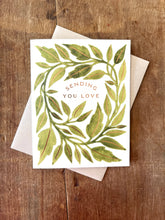 Load image into Gallery viewer, "Sending You Love," Greeting Card: Single
