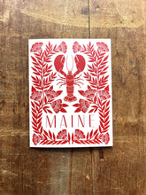 Load image into Gallery viewer, Maine Lobster Greeting Card: Single Card
