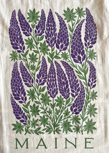 Load image into Gallery viewer, Maine Lupines Tea Towel
