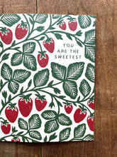 Load image into Gallery viewer, "You Are The Sweetest," Greeting Card: Single Card
