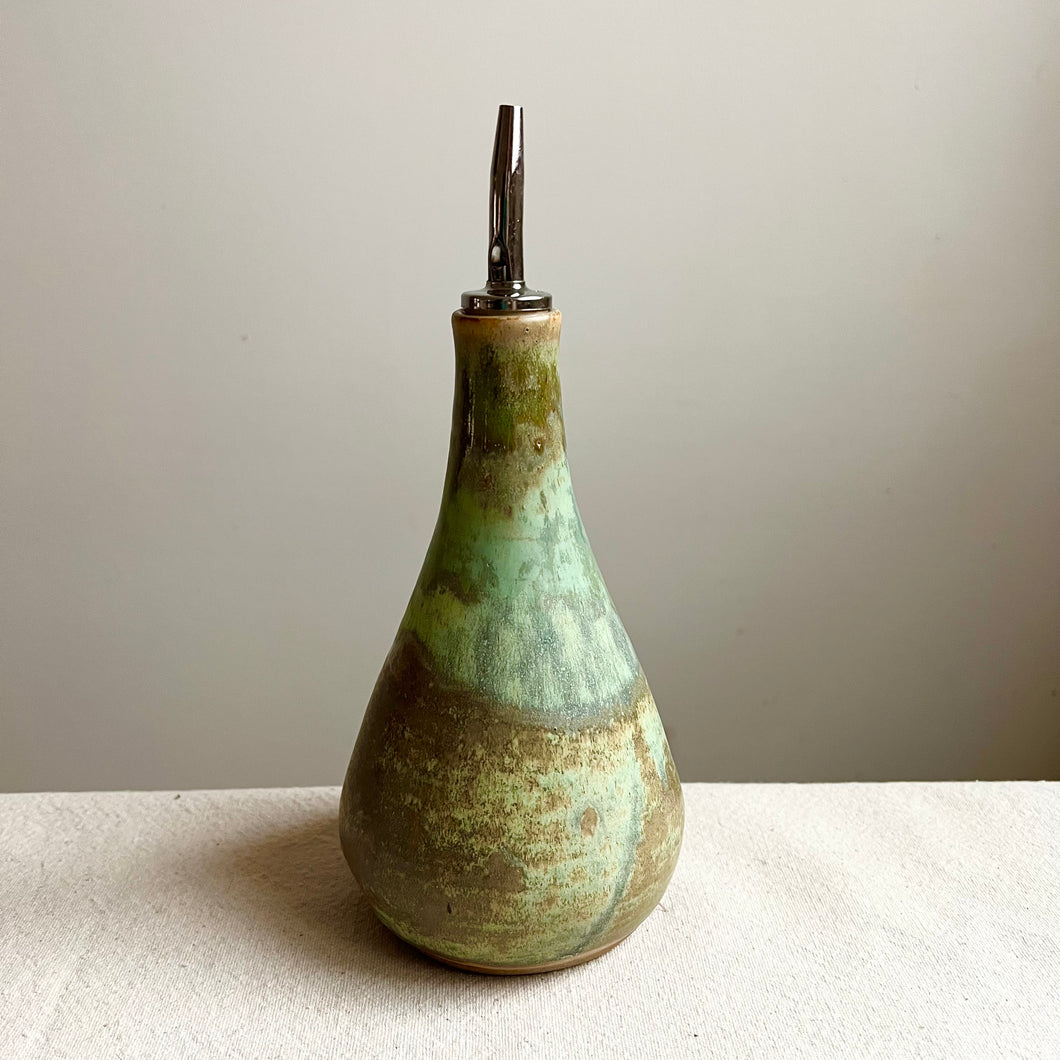 Olive Oil Cruet-Lichen