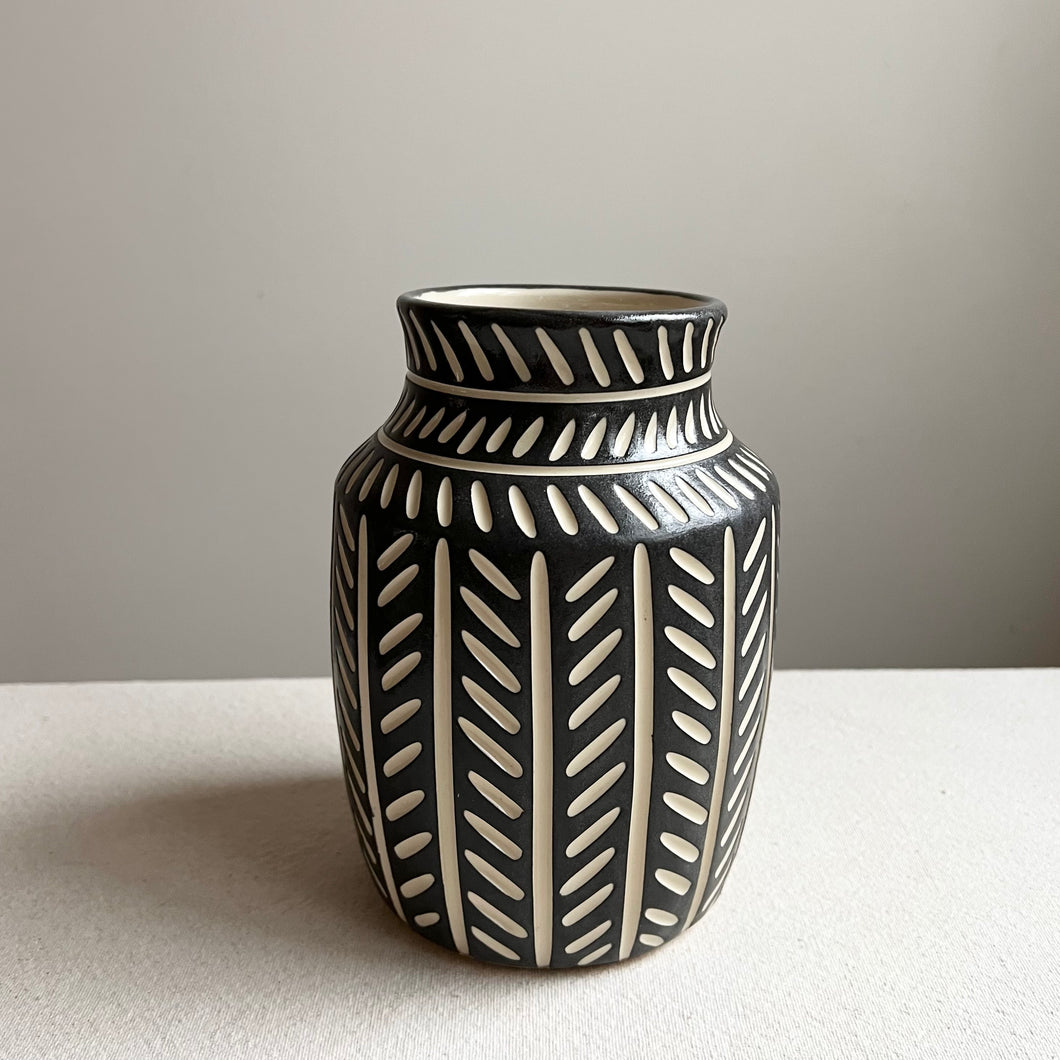 Flower Vase-Herringbone