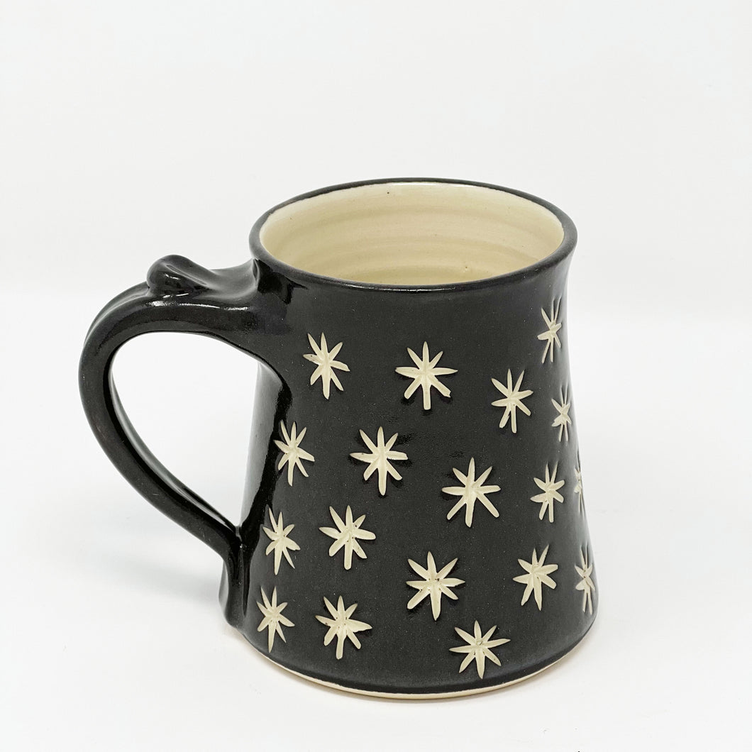 Black and White Mug-Stars
