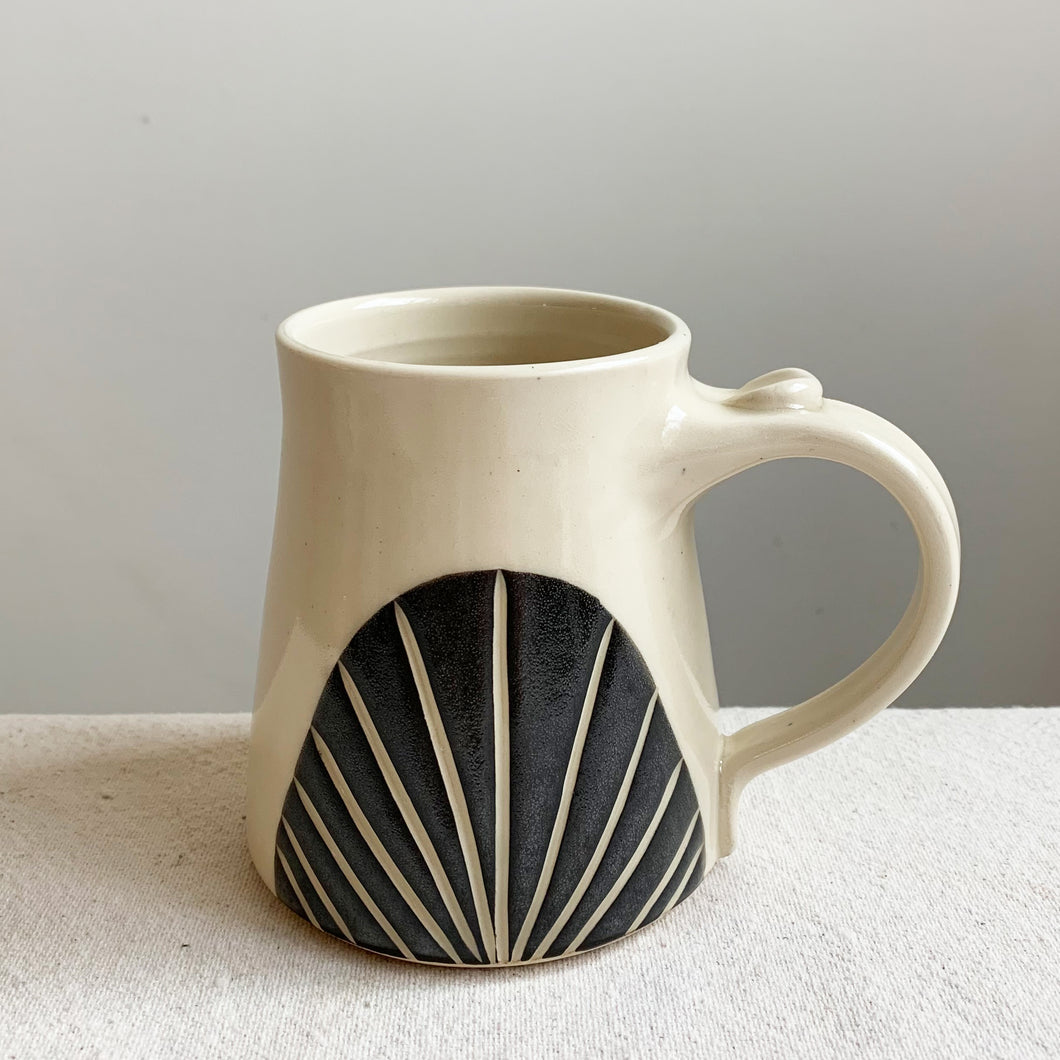 Black and White Mug-Sunrise